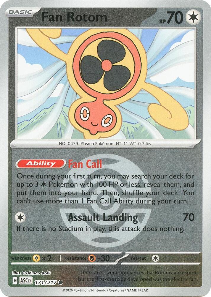Fan Rotom - 171/217 (Dusk Ball)