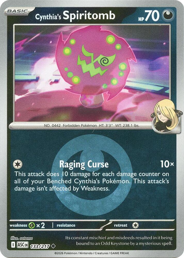 Cynthia's Spiritomb - 133/217 (Energy Symbol Pattern)