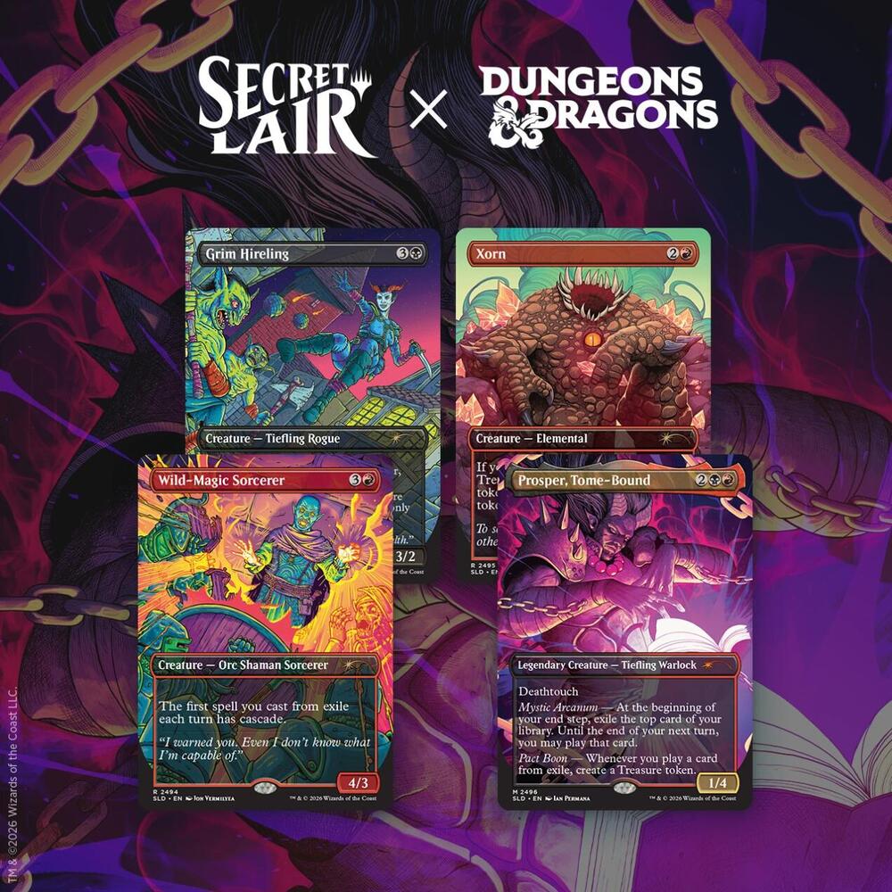 Secret Lair Drop: Secret Lair x Dungeons & Dragons: Shadows Over Baldur’s Gate - Non-Foil Edition