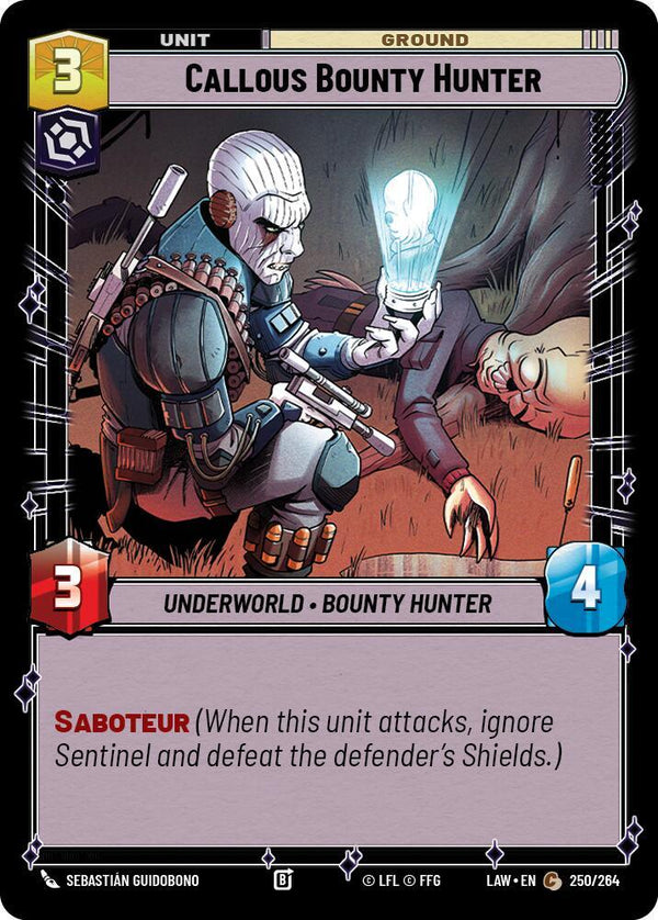 Callous Bounty Hunter - Star Wars Unlimited