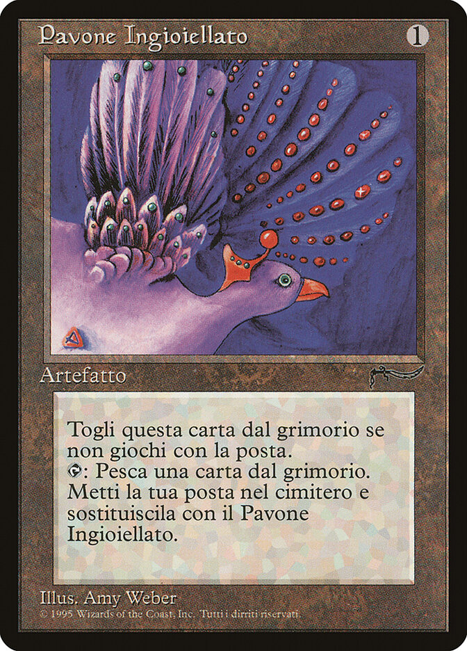 Jeweled Bird (Italian) - "Pavone Ingioiellato"