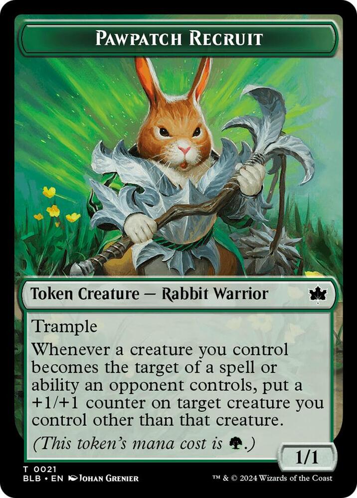 Pawpatch Recruit // Map Double-Sided Token