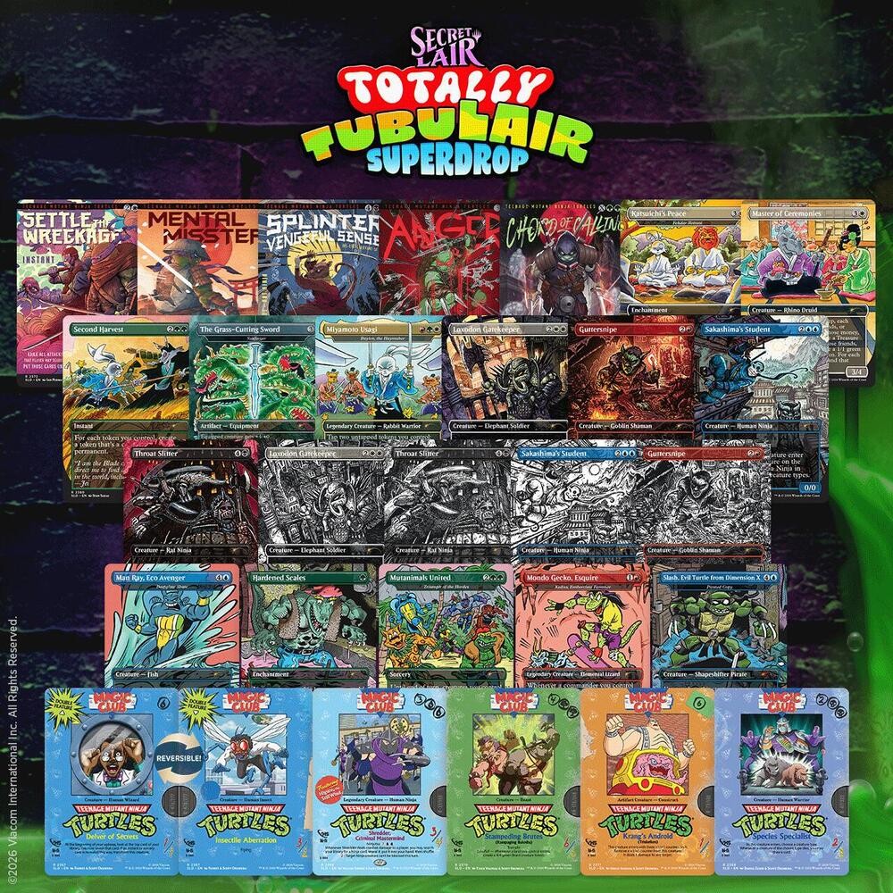 Secret Lair Drop: Totally TubuLair Superdrop: Heroes in a Half Shell Non-Foil Bundle