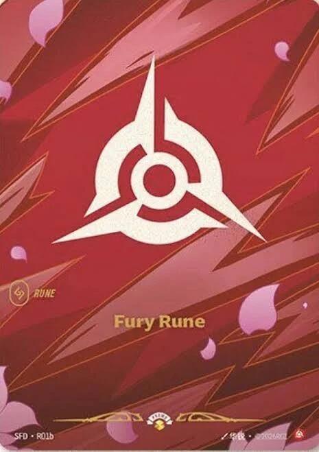 Fury Rune (R01b) - Riftbound: League of Legends TCG