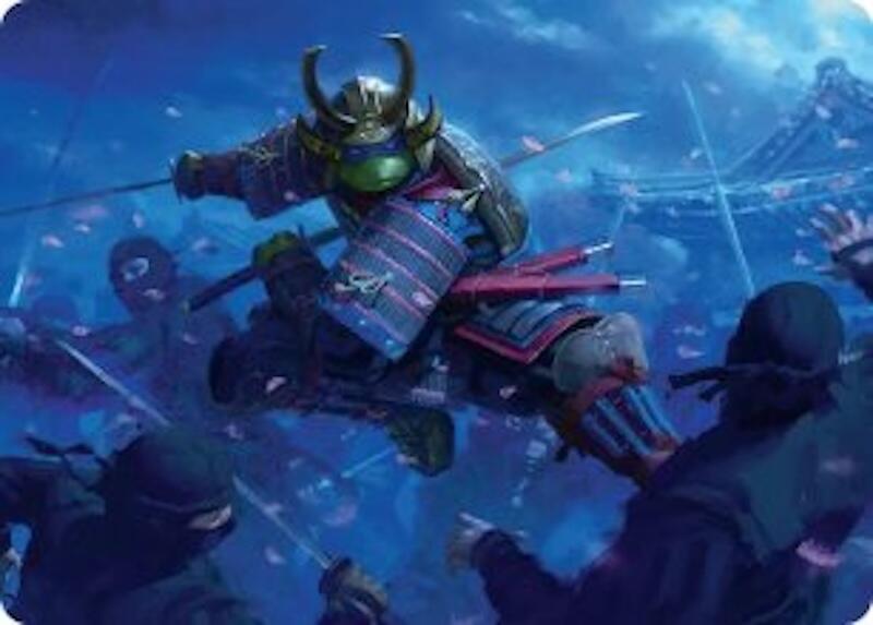 Leonardo, Sewer Samurai Art Card (1/54)