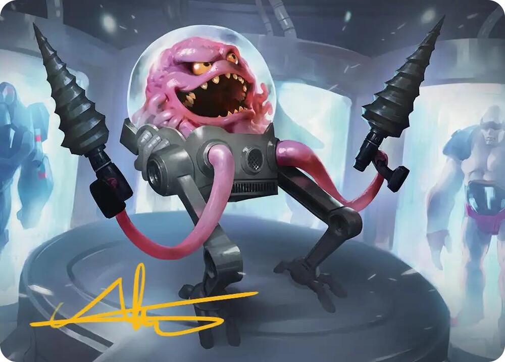 Krang, Master Mind Art Card (4/54) (Gold-Stamped Signature)