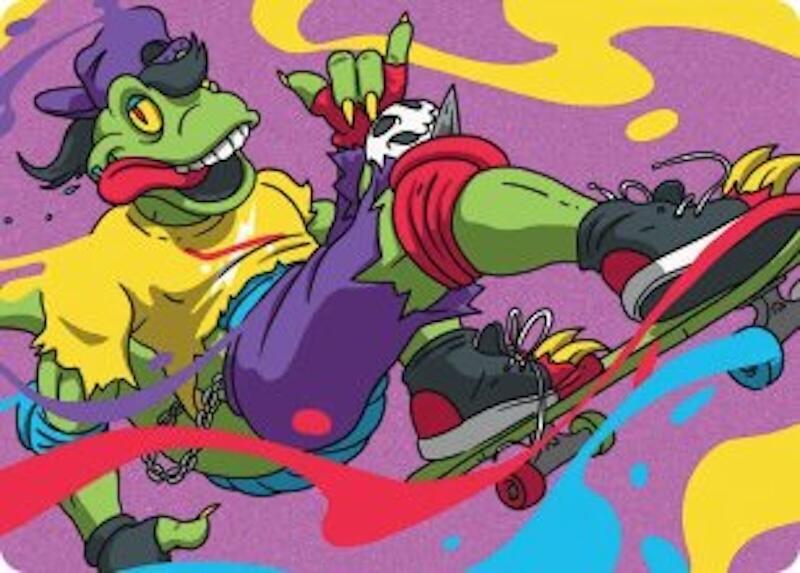 Mondo Gecko Art Card