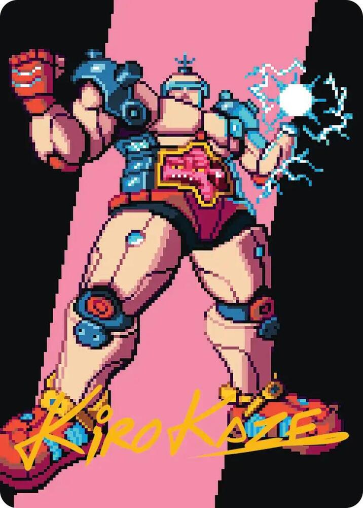Krang, the All-Powerful Art Card (Gold-Stamped Signature)