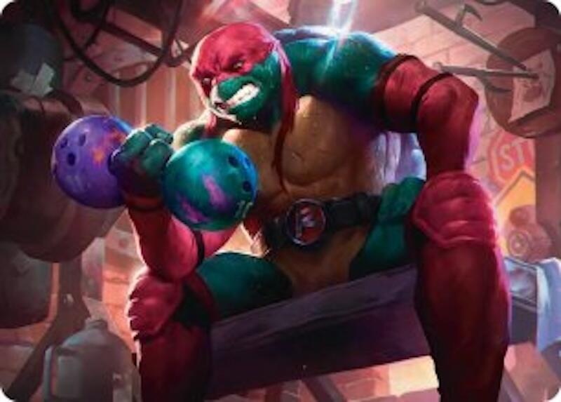 Raphael, Tough Turtle Art Card