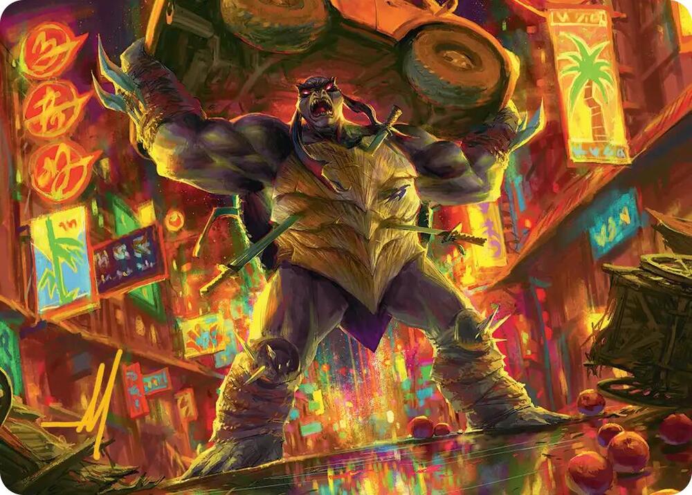 Slash, Reptile Rampager Art Card (Gold-Stamped Signature)