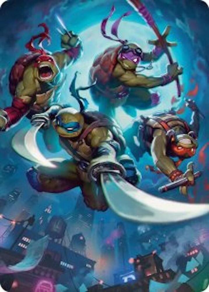 Heroes in a Half Shell Art Card