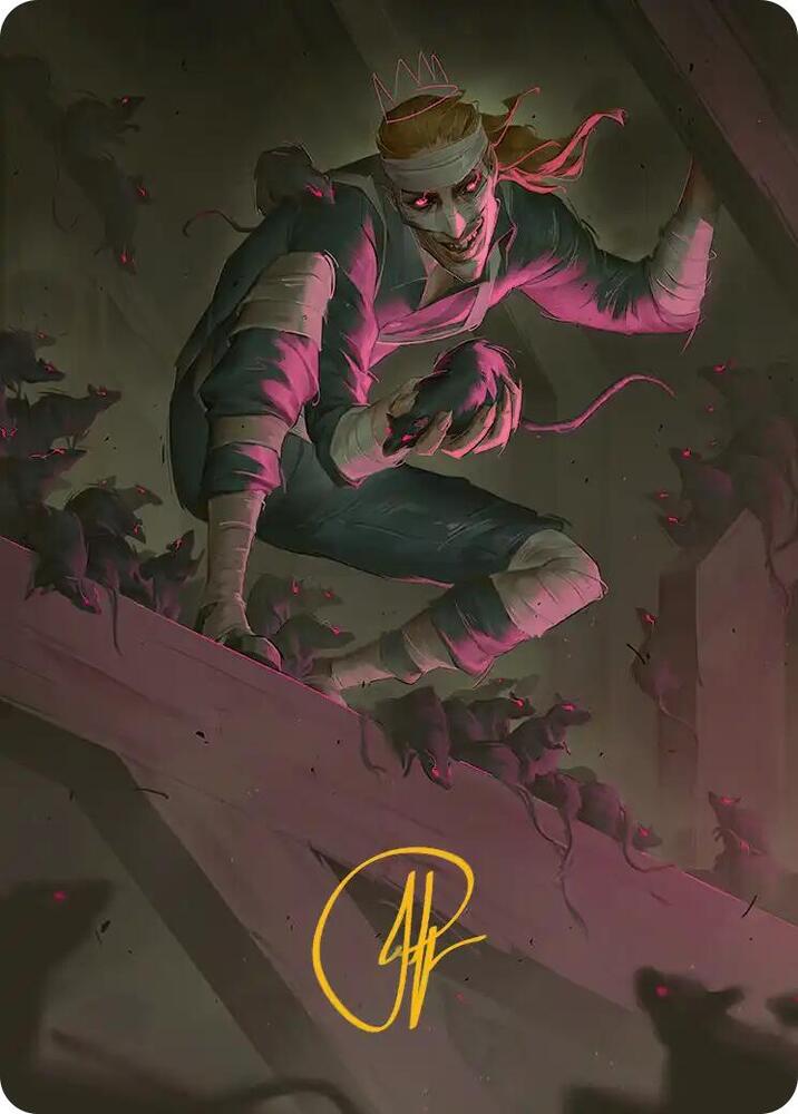Rat King, the Chaosbringer Art Card (Gold-Stamped Signature)