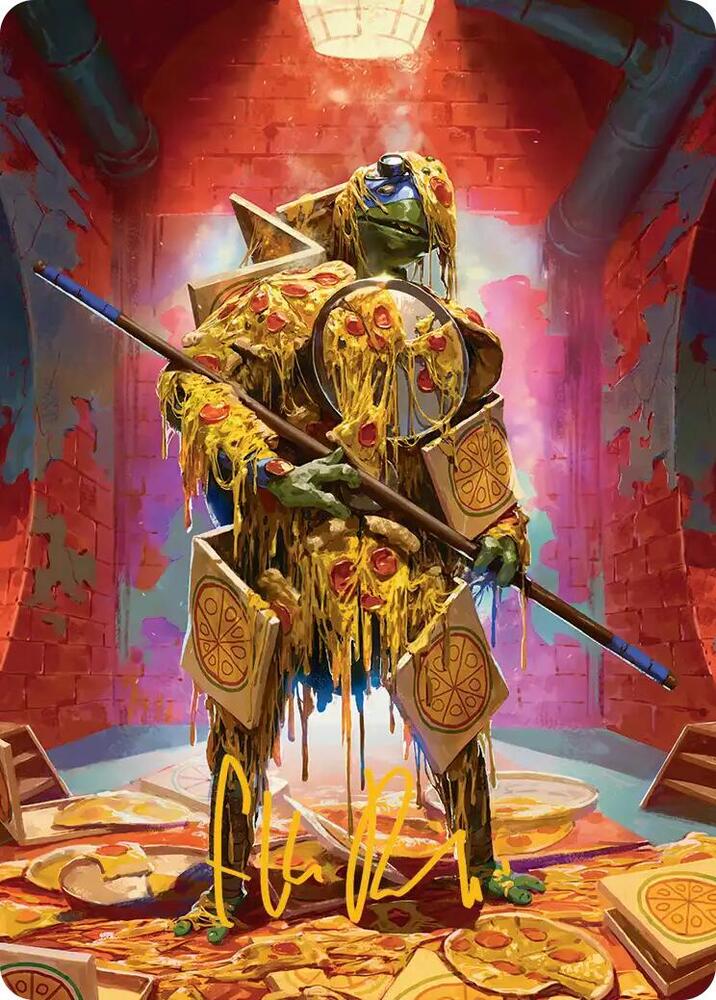 Commander's Plate Art Card (Gold-Stamped Signature)