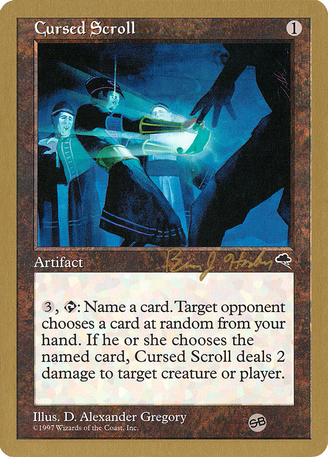 Cursed Scroll - 1998 Brian Hacker (TMP) (SB)