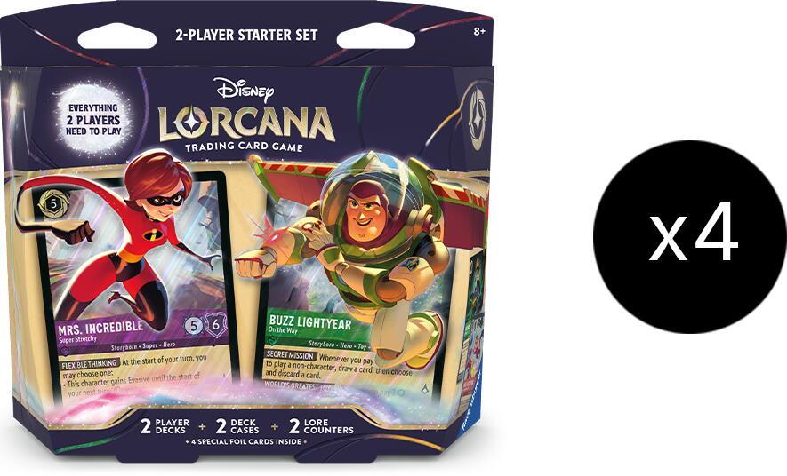 Disney Lorcana: Wilds Unknown 2-Player Starter Set Display