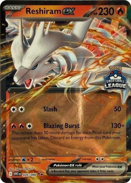 Reshiram ex (Great Ball League)