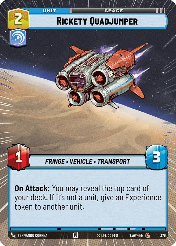 Rickety Quadjumper (Hyperspace) - Star Wars Unlimited