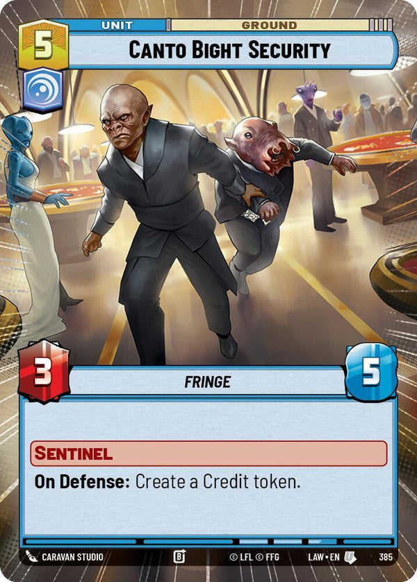 Canto Bight Security (Hyperspace) - Star Wars Unlimited