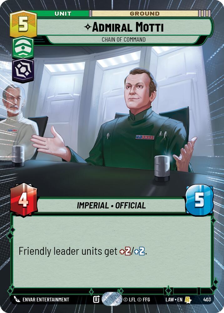 Admiral Motti - Chain of Command (Hyperspace)