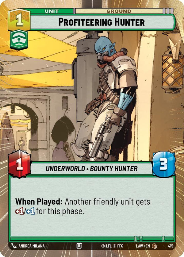 Profiteering Hunter (Hyperspace) - Star Wars Unlimited