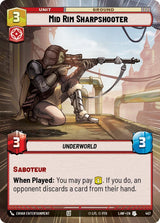 Mid Rim Sharpshooter (Hyperspace) - Star Wars Unlimited