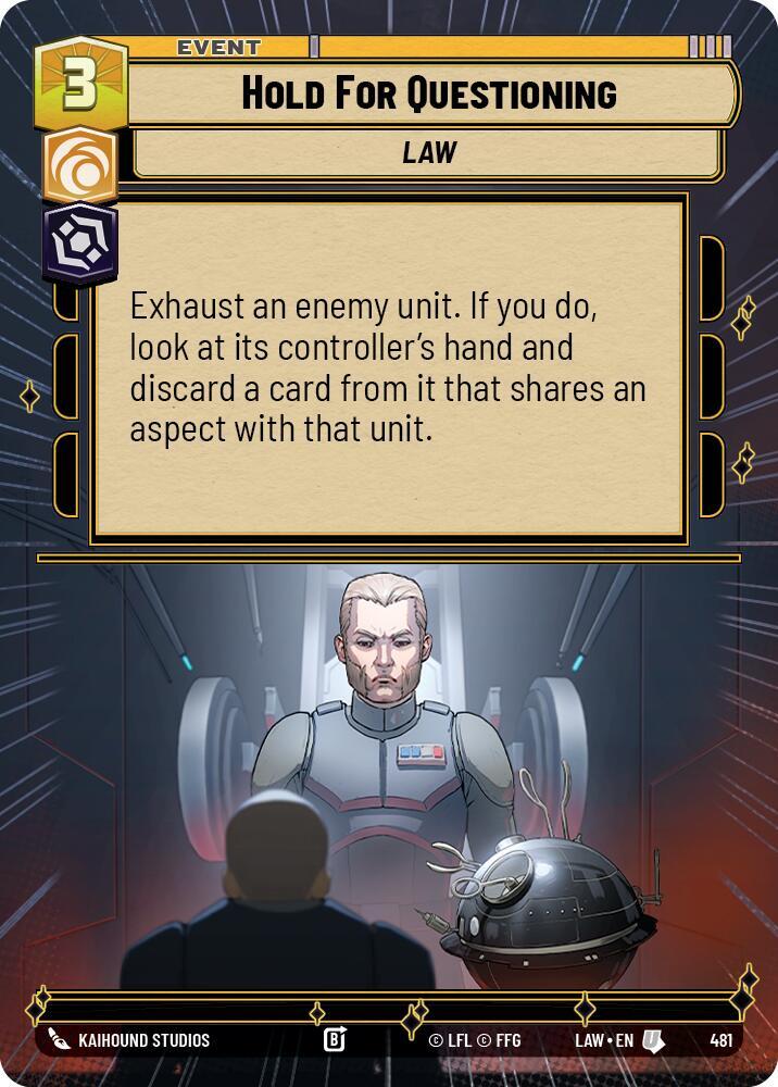 Hold for Questioning (Hyperspace)