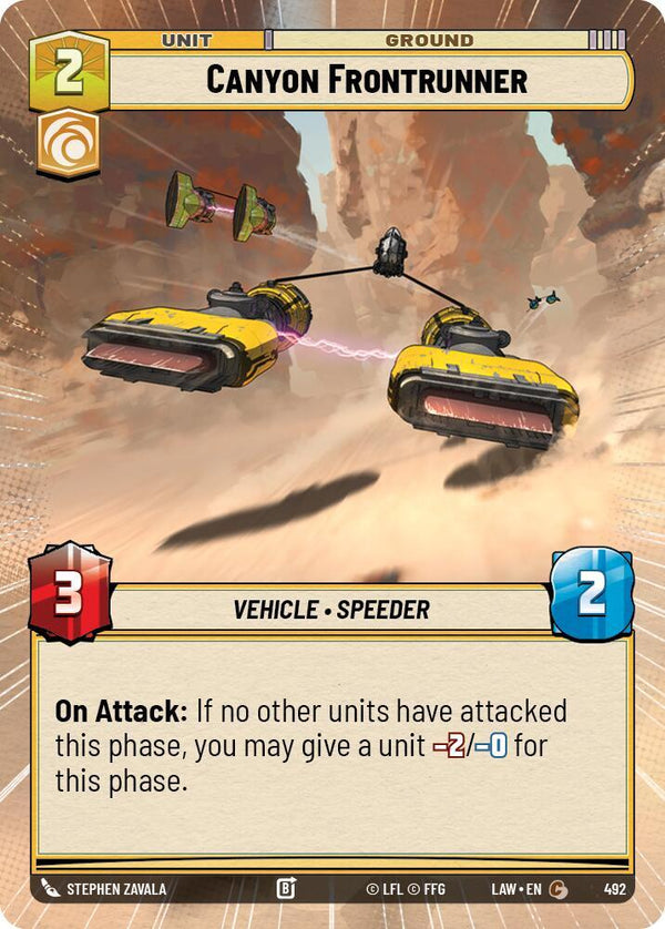 Canyon Frontrunner (Hyperspace) - Star Wars Unlimited