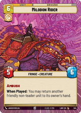 Milodon Rider (Hyperspace) - Star Wars Unlimited