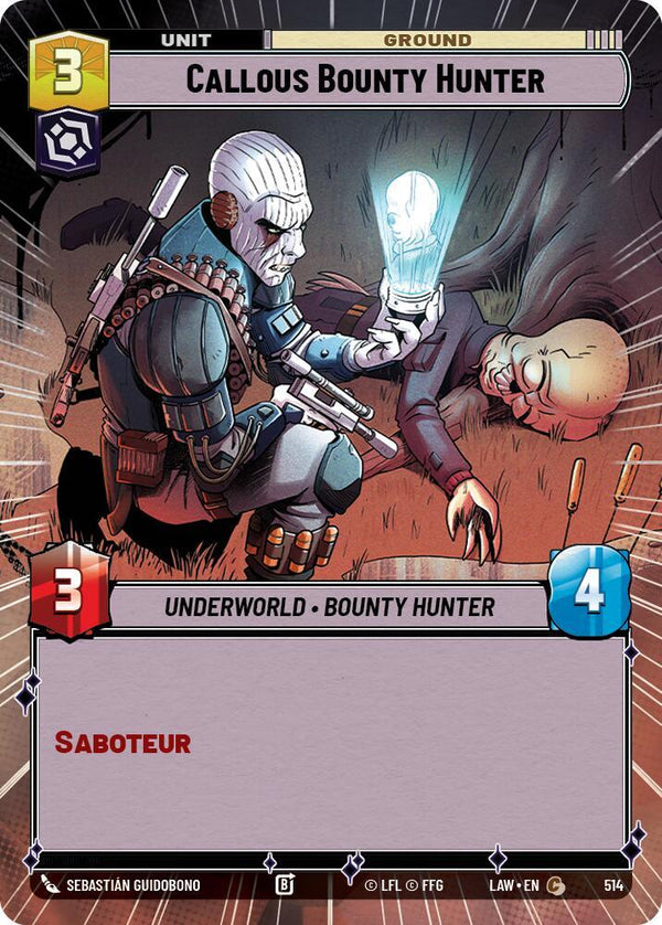 Callous Bounty Hunter (Hyperspace) - Star Wars Unlimited