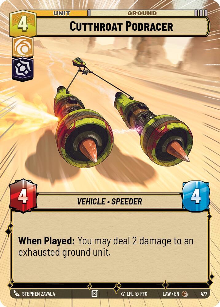 Cutthroat Podracer (Hyperspace)