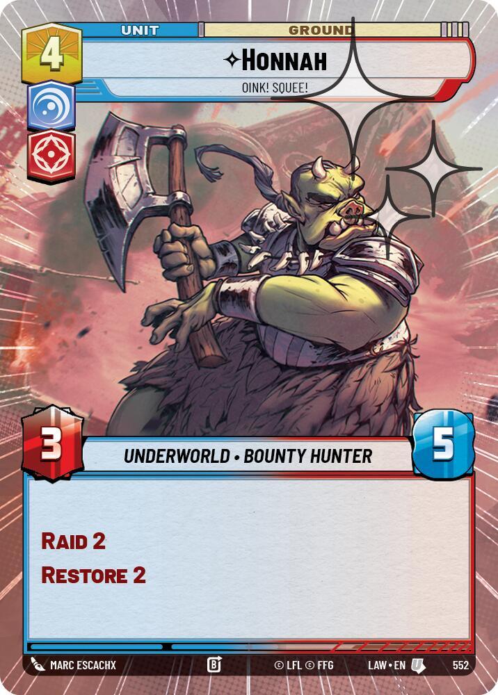 Honnah - Oink! Squee! (Hyperspace Foil)