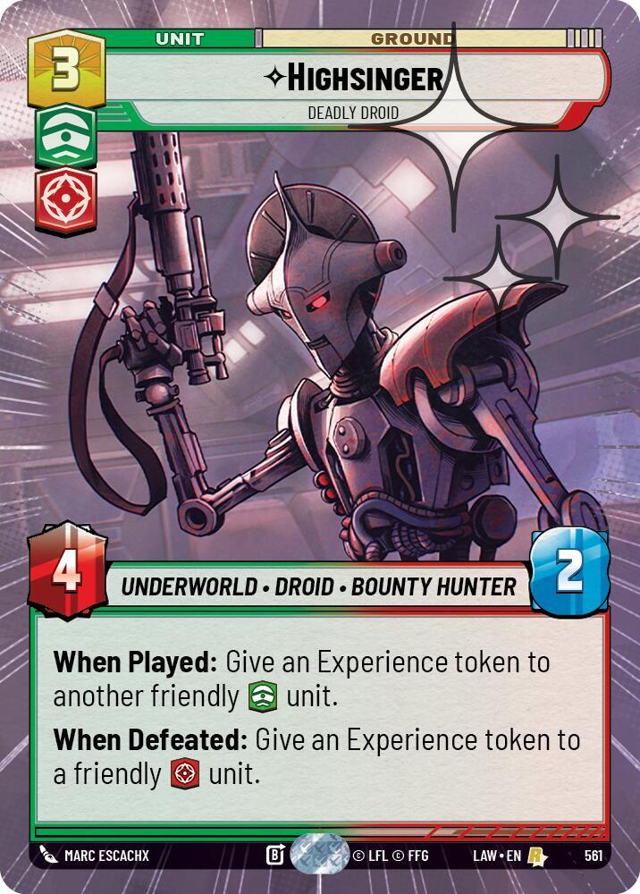 Highsinger - Deadly Droid (Hyperspace Foil)