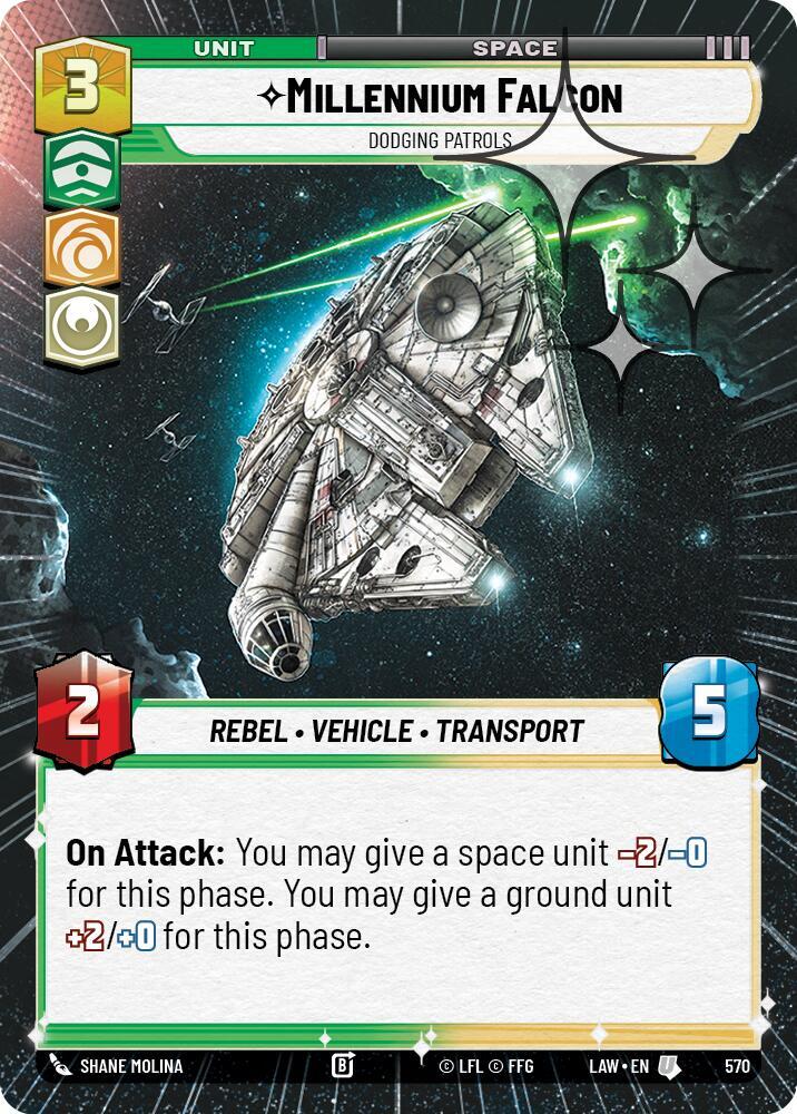 Millennium Falcon - Dodgin Patrols (Hyperspace Foil)