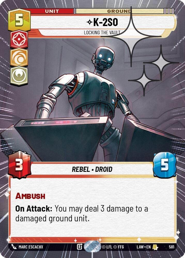 K-2S0 - Locking the Vault (Hyperspace Foil)