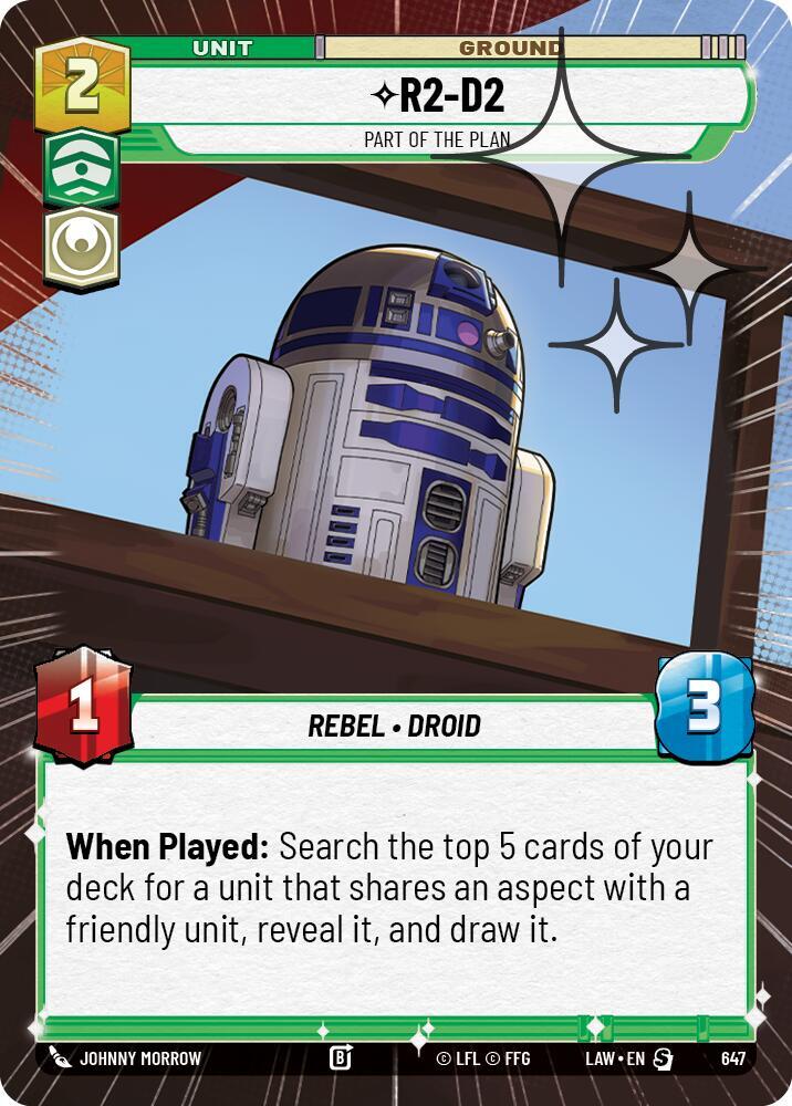 R2-D2 - Part of the Plan (Hyperspace Foil)