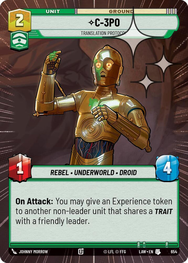 C-3PO - Translation Protocol (Hyperspace Foil) - Star Wars Unlimited