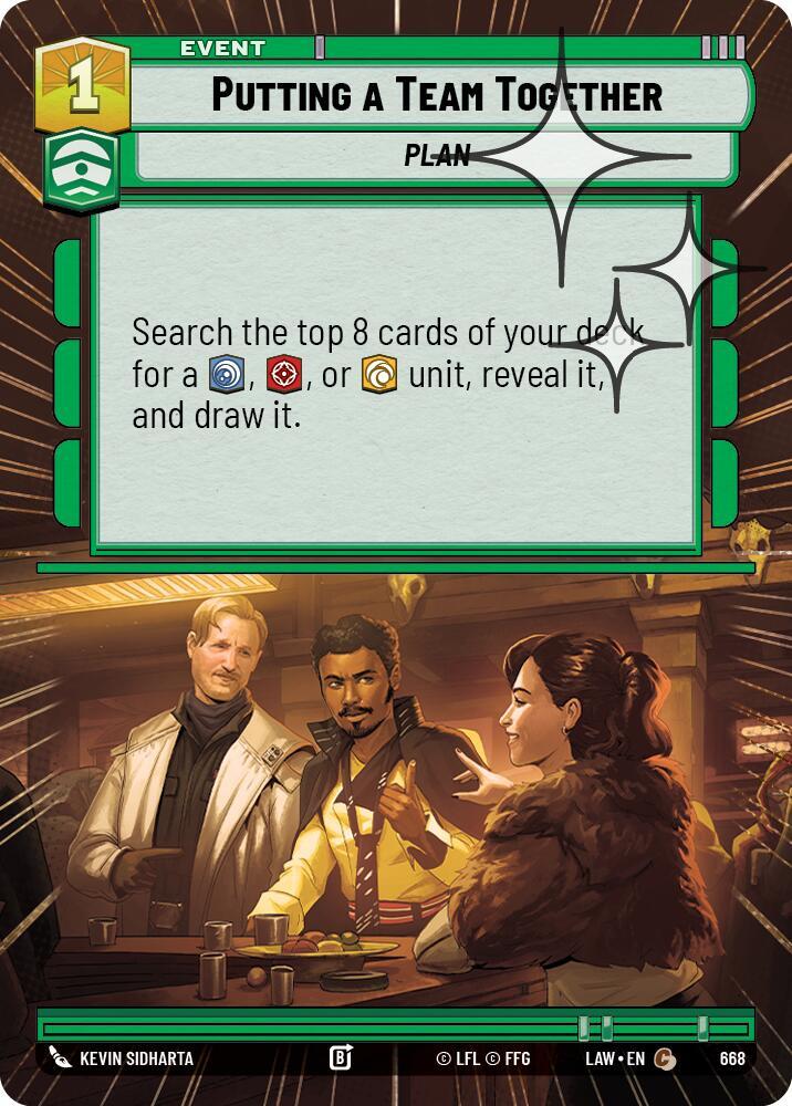 Putting a Team Together (Hyperspace Foil)