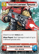 "Staccato Lightning" Repeater (Hyperspace Foil) - Star Wars Unlimited