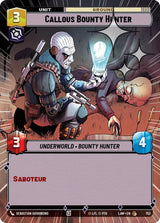 Callous Bounty Hunter (Hyperspace Foil) - Star Wars Unlimited