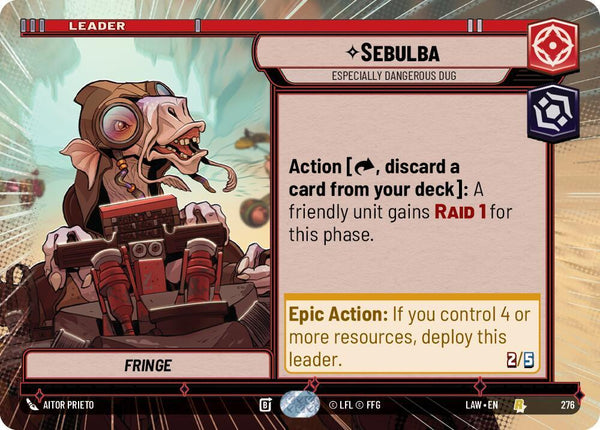 Sebulba - Especially Dangerous Dug (Hyperspace) - Star Wars Unlimited