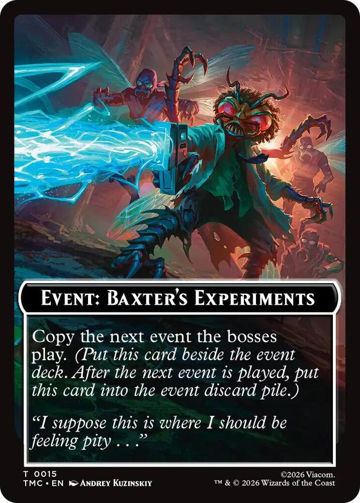 Event: Baxter's Experiments