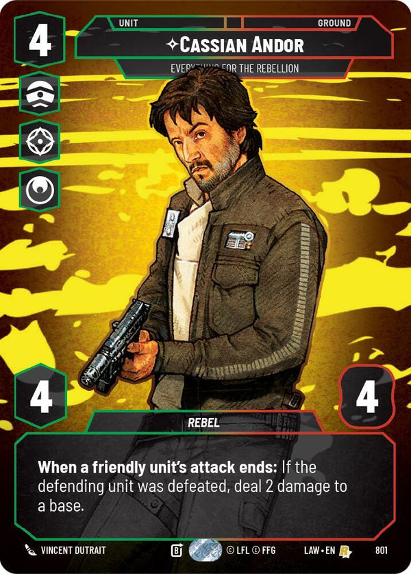 Cassian Andor - Everything for the Rebellion (Prestige) - Star Wars Unlimited