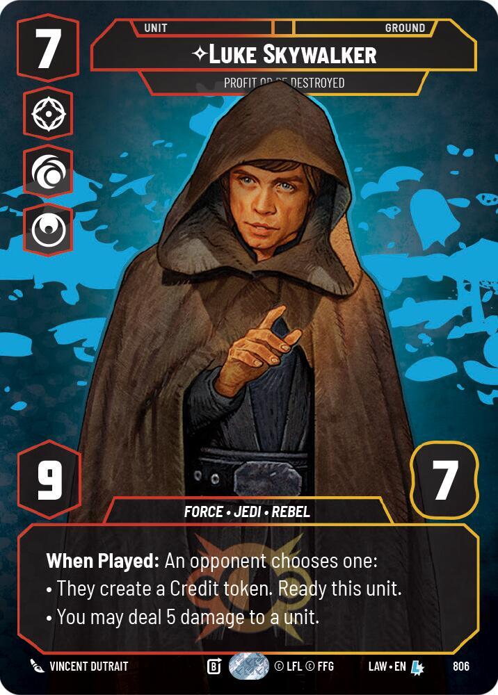 Luke Skywalker - Profit or Be Destroyed (Prestige)