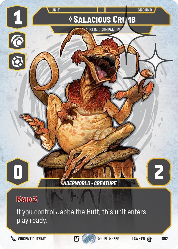 Salacious Crumb - Cackling Companion (Prestige Foil)