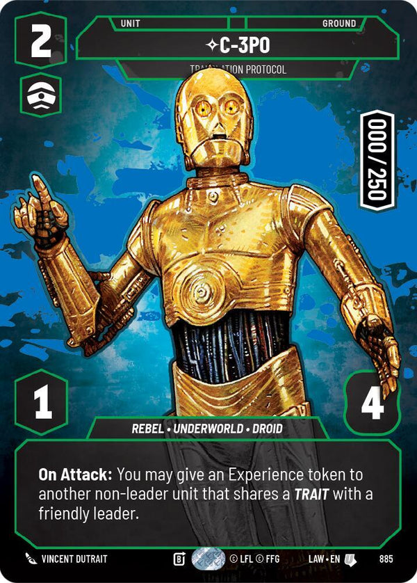 C-3PO - Translation Protocol (Serialized) - Star Wars Unlimited