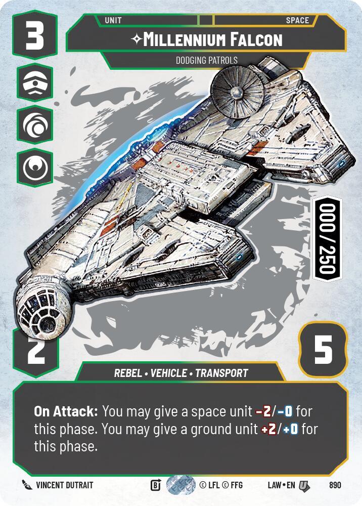 Millennium Falcon - Dodging Patrols (Serialized)