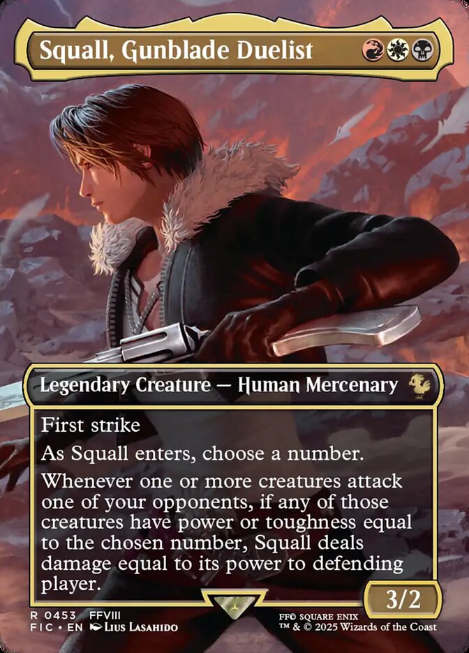Squall, Gunblade Duelist (Borderless)