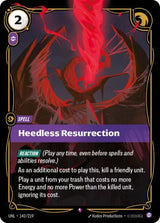 Heedless Resurrection - Riftbound: League of Legends TCG