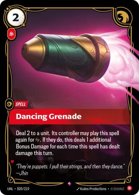 Dancing Grenade - Riftbound: League of Legends TCG