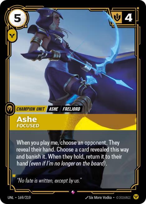 Ashe, Focused - Riftbound: League of Legends TCG